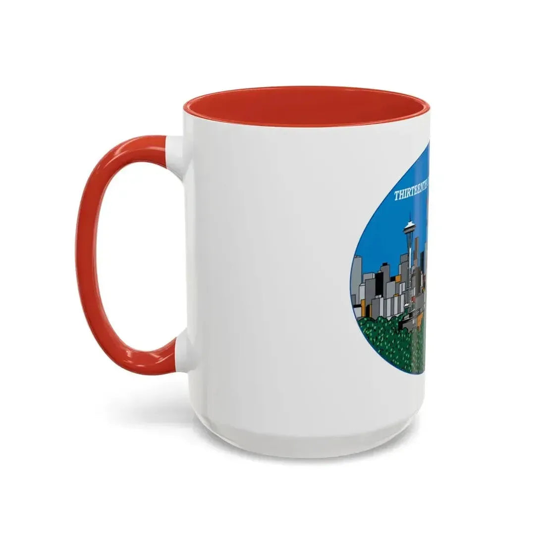 13th CG District Pacific Northwest (U.S. Coast Guard) Accent Coffee Mug - Go Mug Yourself