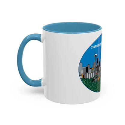 13th CG District Pacific Northwest (U.S. Coast Guard) Accent Coffee Mug - Go Mug Yourself