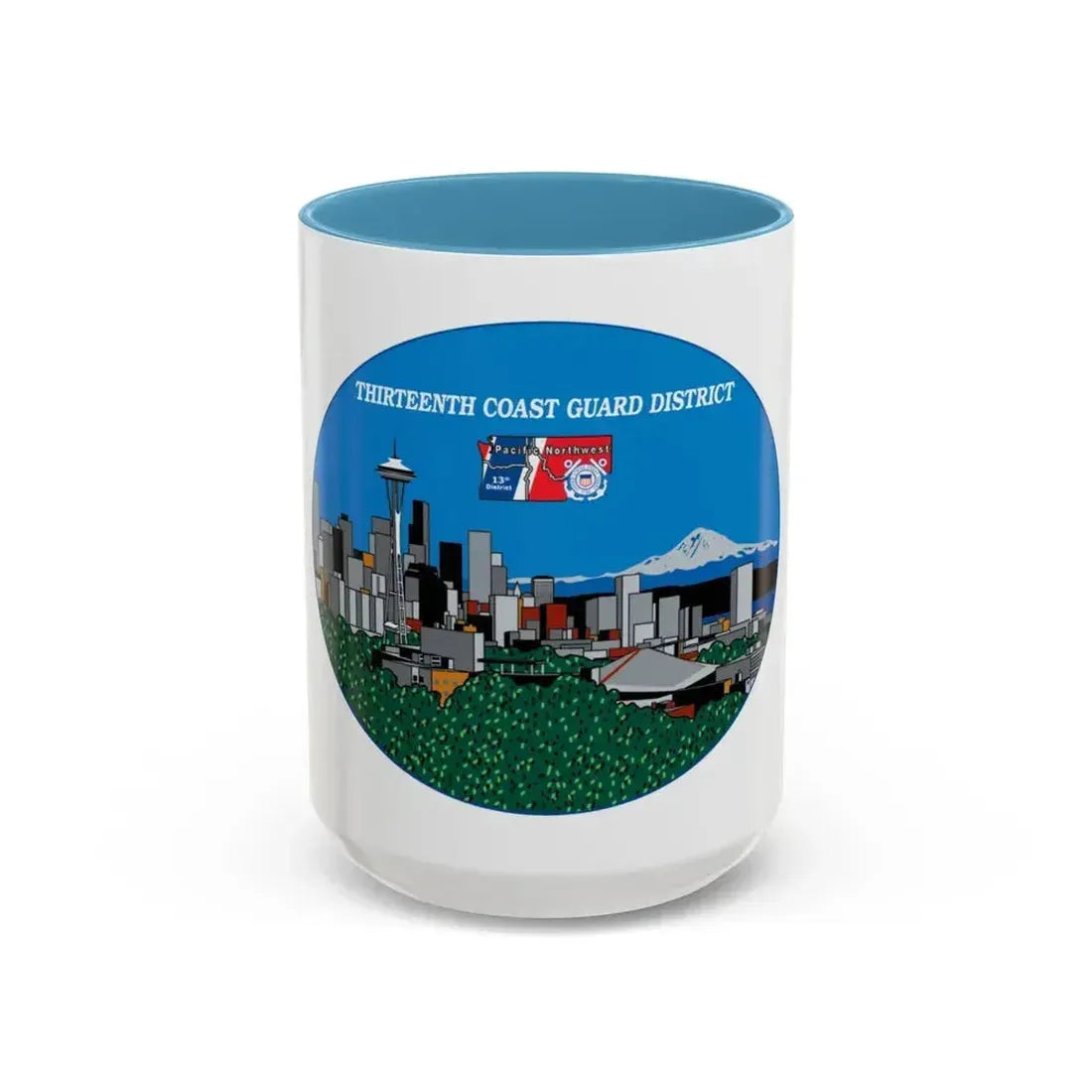 13th CG District Pacific Northwest (U.S. Coast Guard) Accent Coffee Mug - Go Mug Yourself