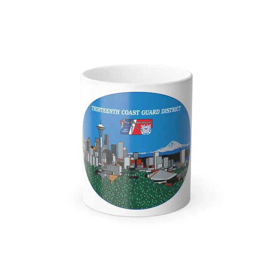 13th CG District Pacific Northwest (U.S. Coast Guard) Color Changing Coffee Mug 11oz - Go Mug Yourself