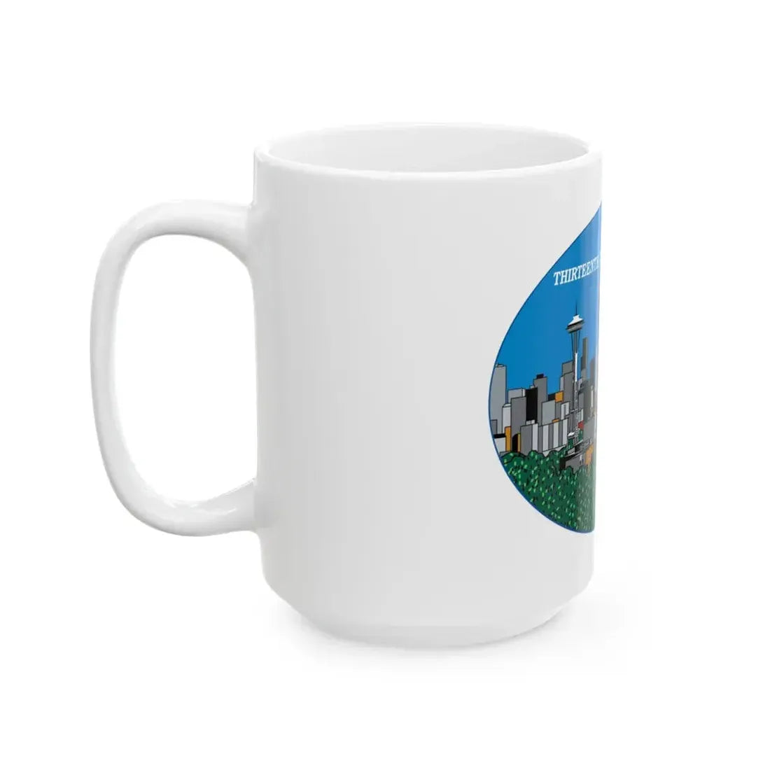 13th CG District Pacific Northwest (U.S. Coast Guard) White Coffee Mug - Go Mug Yourself
