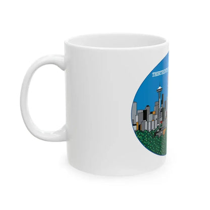 13th CG District Pacific Northwest (U.S. Coast Guard) White Coffee Mug - Go Mug Yourself