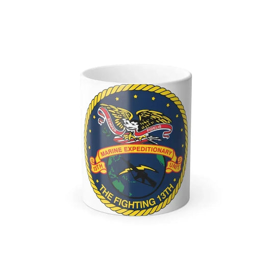 13th Marine Command Element 13th MEU (USMC) Color Changing Coffee Mug 11oz - Go Mug Yourself