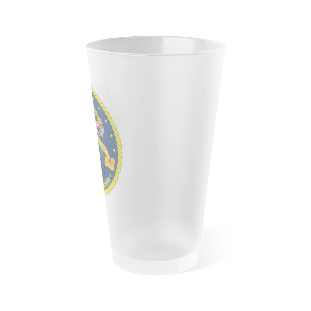 13th Marine Command Element 13th MEU (USMC) Frosted Pint Glass 16oz-Go Mug Yourself