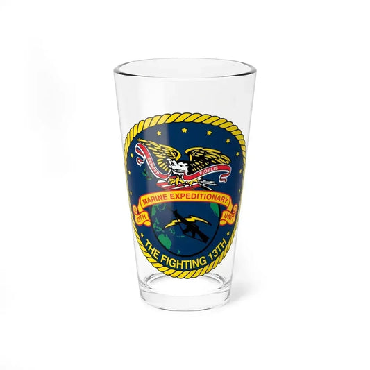 13th Marine Command Element 13th MEU (USMC) Pint Glass 16oz 16oz - Go Mug Yourself