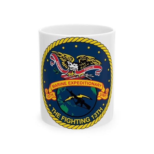 13th Marine Command Element 13th MEU (USMC) White Coffee Mug-11oz-Go Mug Yourself