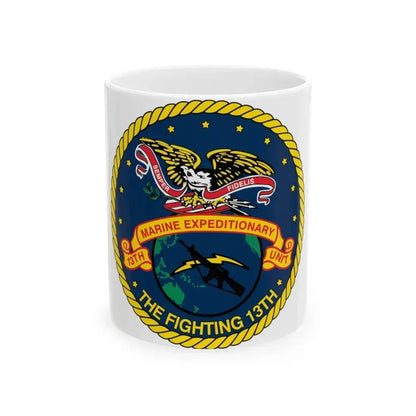 13th Marine Command Element 13th MEU (USMC) White Coffee Mug 11oz - Go Mug Yourself