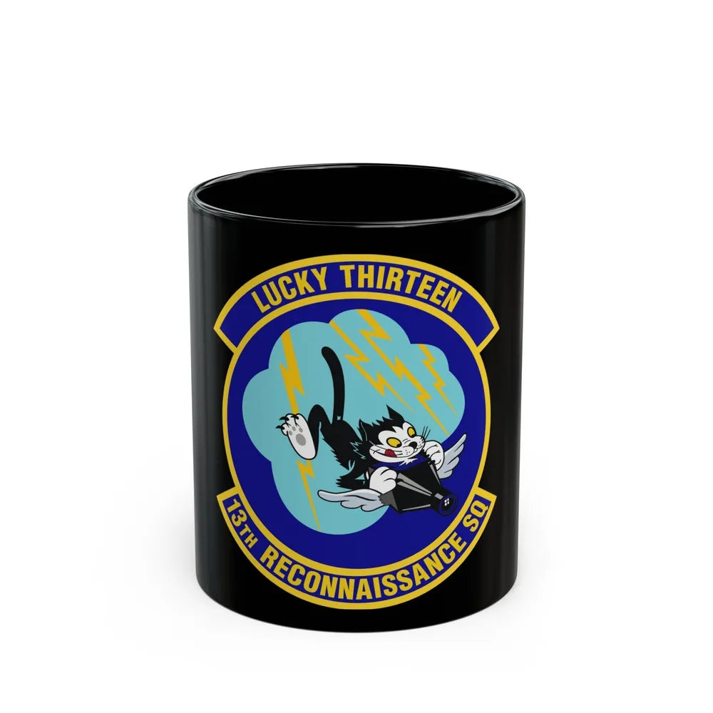 13th Reconnaissance Squadron (U.S. Air Force) Black Coffee Mug-11oz-Go Mug Yourself