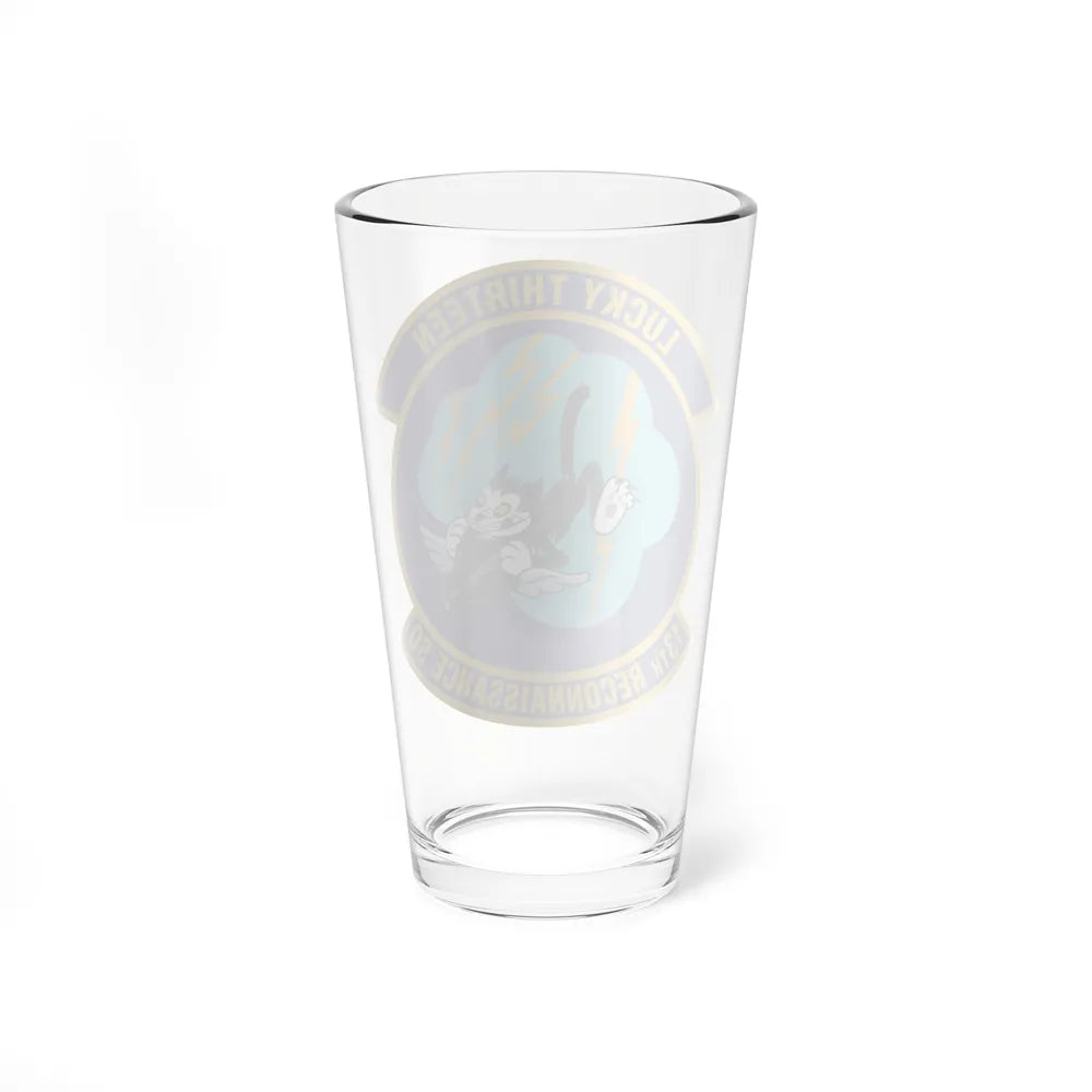 13th Reconnaissance Squadron (U.S. Air Force) Pint Glass 16oz-Go Mug Yourself