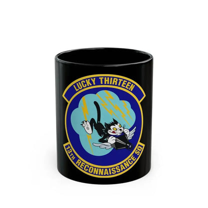 13th Reconnaissance Squadron (U.S. Air Force) Black Coffee Mug 11oz - Go Mug Yourself