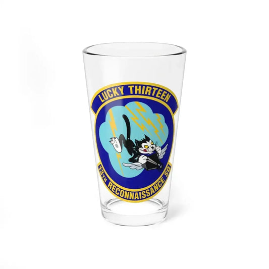 13th Reconnaissance Squadron (U.S. Air Force) Pint Glass 16oz 16oz - Go Mug Yourself