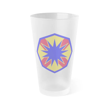 13th Sustainment Command Expeditionary (U.S. Army) Frosted Pint Glass 16oz-Go Mug Yourself