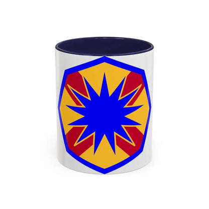 13th Sustainment Command Expeditionary (U.S. Army) Accent Coffee Mug 11oz Navy - Go Mug Yourself