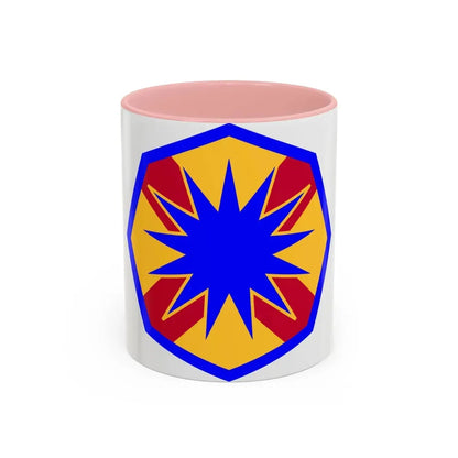 13th Sustainment Command Expeditionary (U.S. Army) Accent Coffee Mug 11oz Pink - Go Mug Yourself