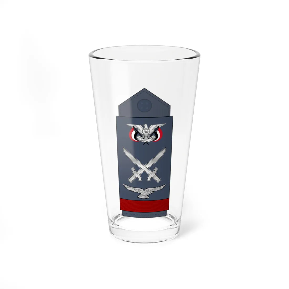 13.YAF MG (Yemen) (Military Rank) Pint Glass 16oz 16oz - Go Mug Yourself