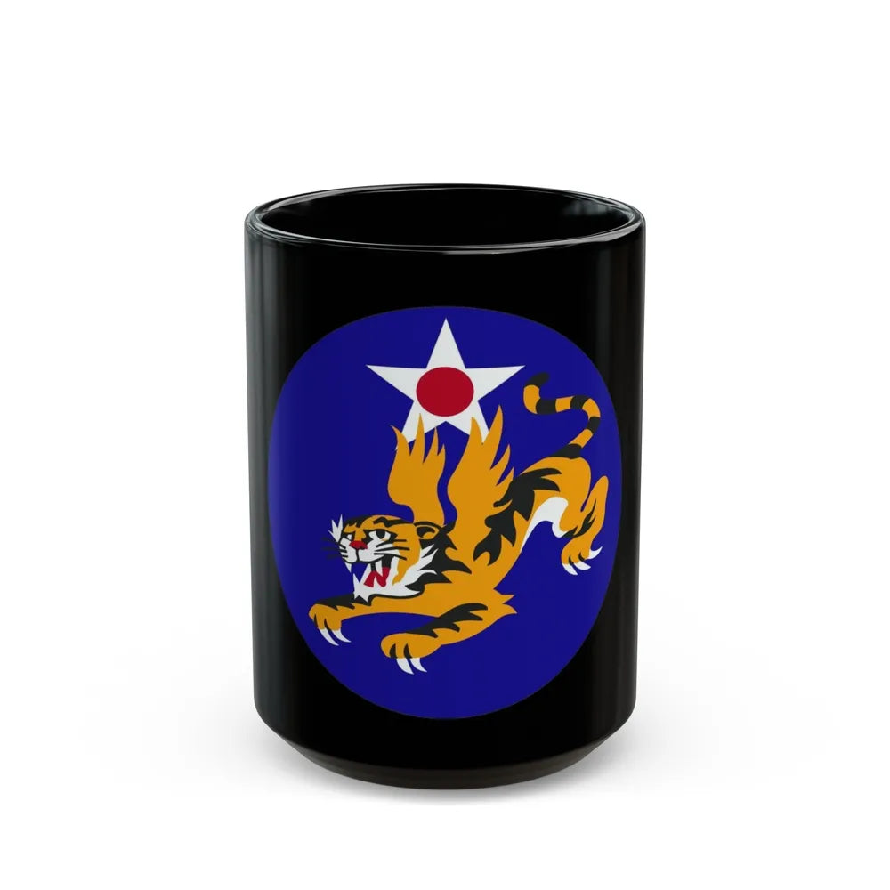 14 Air Force (U.S. Army) Black Coffee Mug-15oz-Go Mug Yourself