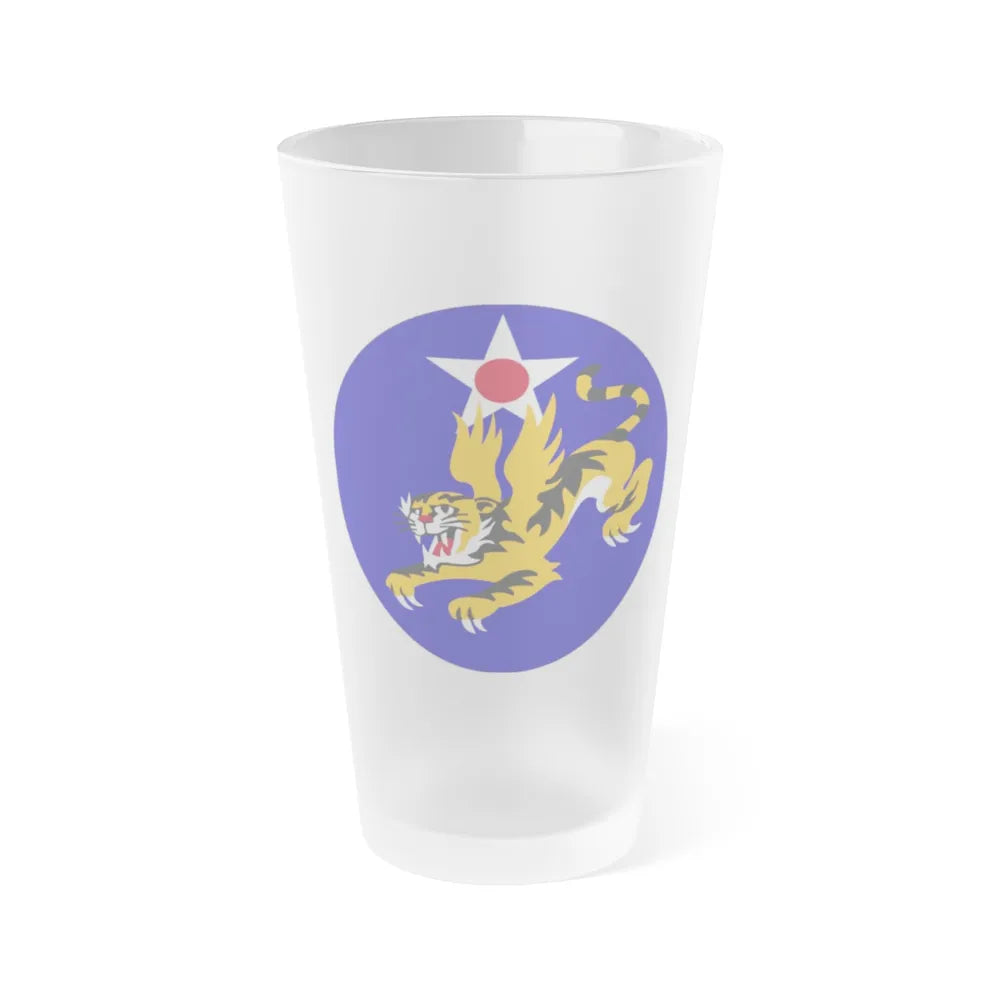 14 Air Force (U.S. Army) Frosted Pint Glass 16oz-Go Mug Yourself