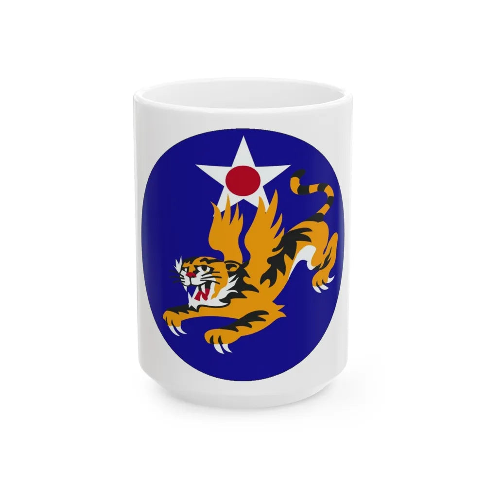 14 Air Force (U.S. Army) White Coffee Mug-15oz-Go Mug Yourself