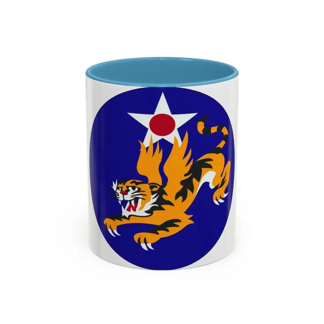 14 Air Force (U.S. Army) Accent Coffee Mug 11oz Light Blue - Go Mug Yourself