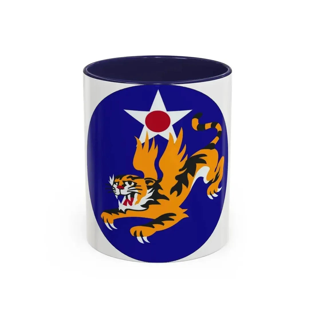 14 Air Force (U.S. Army) Accent Coffee Mug 11oz Navy - Go Mug Yourself