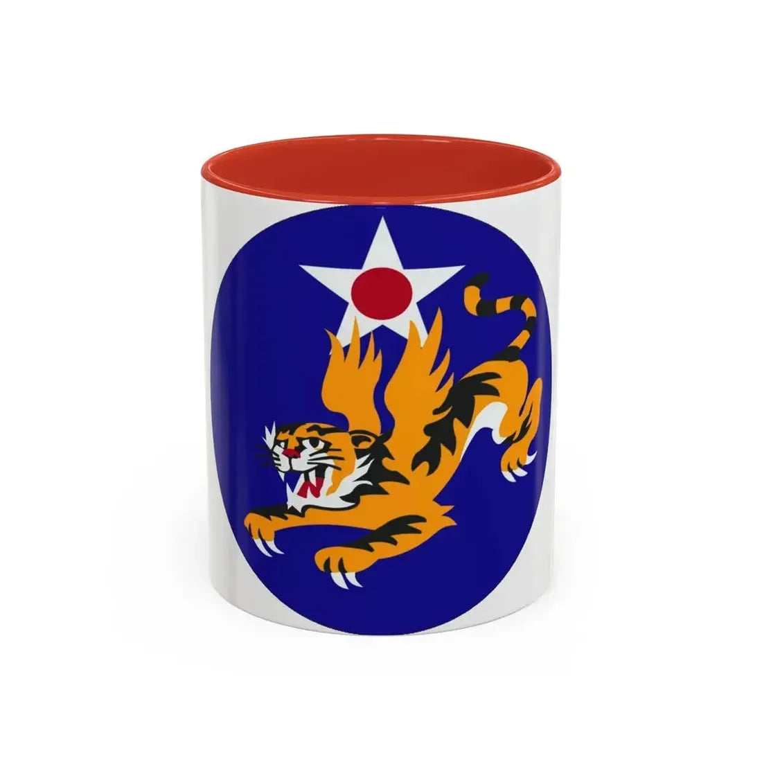 14 Air Force (U.S. Army) Accent Coffee Mug 11oz Red - Go Mug Yourself