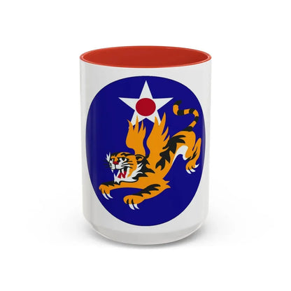 14 Air Force (U.S. Army) Accent Coffee Mug 15oz Red - Go Mug Yourself