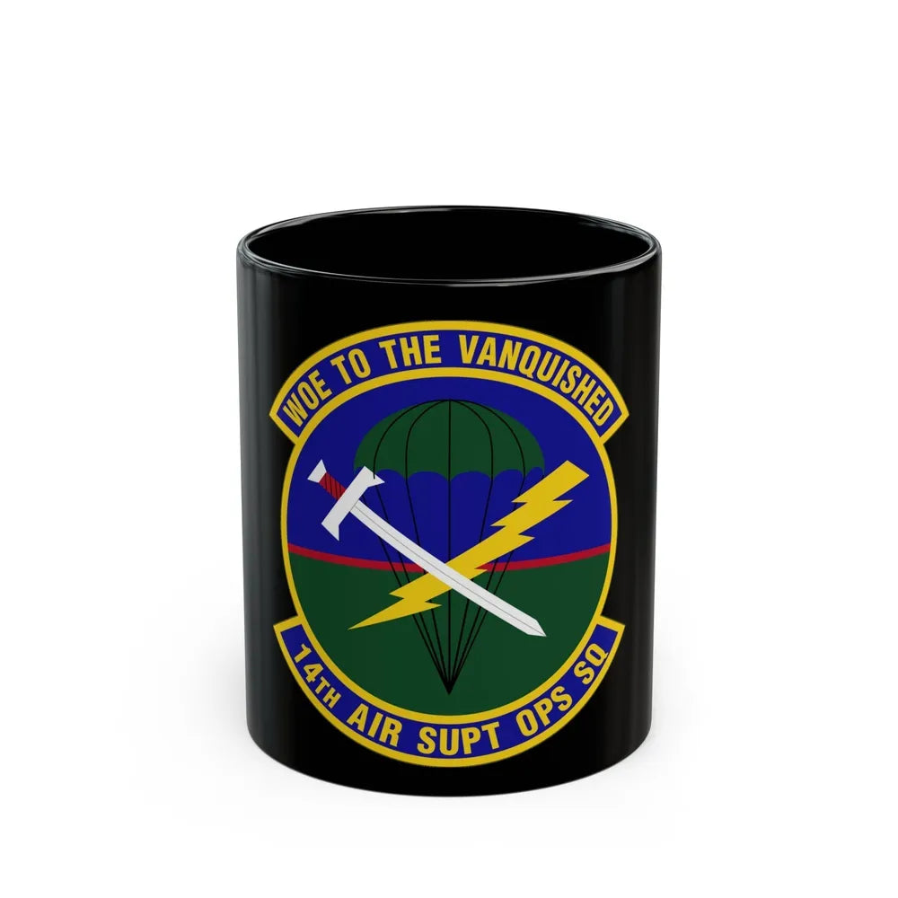 14 Air Support Operations Squadron ACC (U.S. Air Force) Black Coffee Mug-11oz-Go Mug Yourself