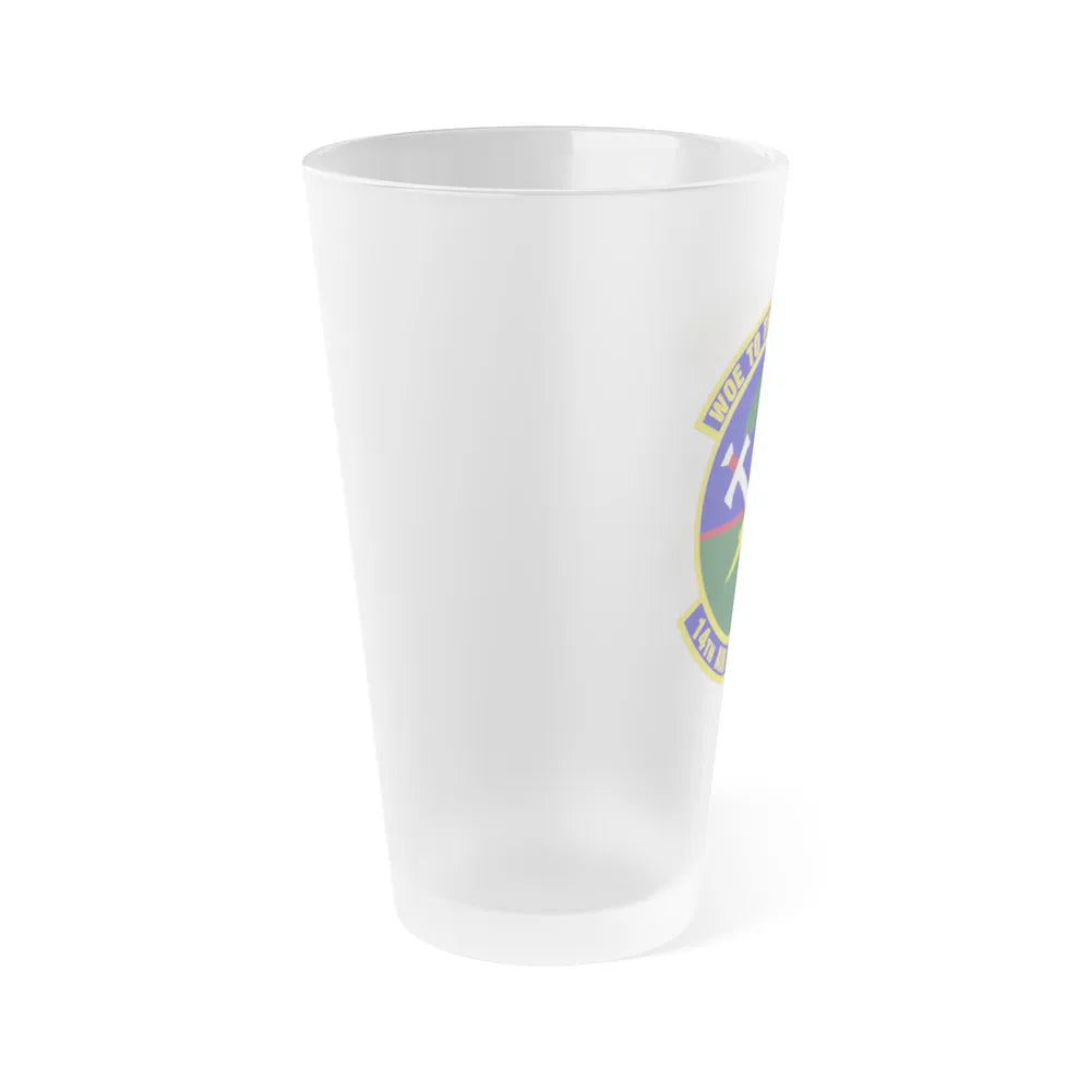 14 Air Support Operations Squadron ACC (U.S. Air Force) Frosted Pint Glass 16oz-Go Mug Yourself