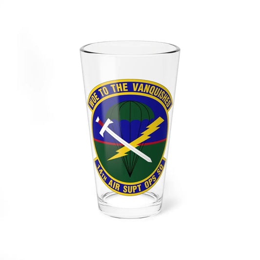 14 Air Support Operations Squadron ACC (U.S. Air Force) Pint Glass 16oz-16oz-Go Mug Yourself