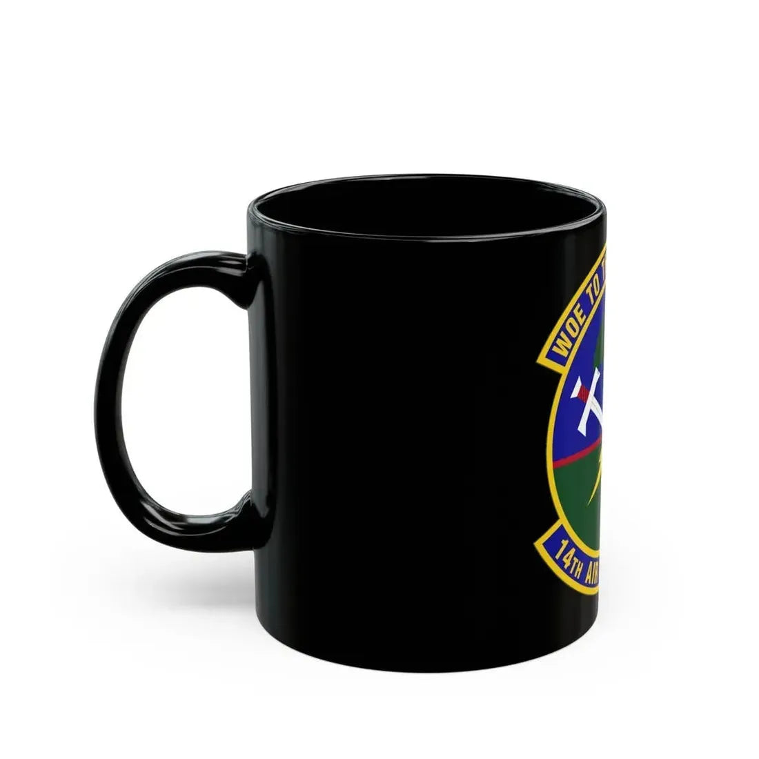 14 Air Support Operations Squadron ACC (U.S. Air Force) Black Coffee Mug - Go Mug Yourself