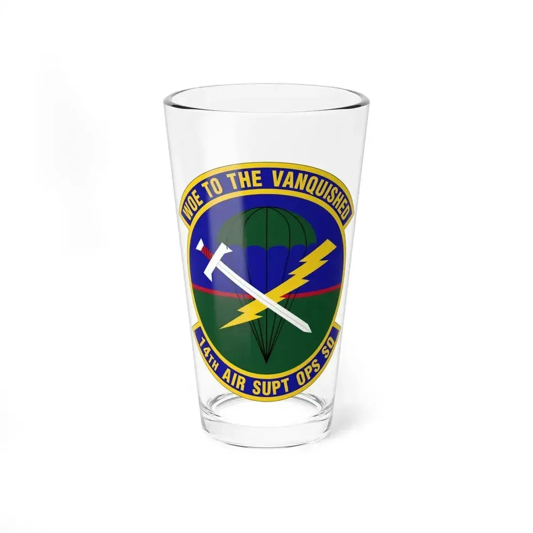 14 Air Support Operations Squadron ACC (U.S. Air Force) Pint Glass 16oz 16oz - Go Mug Yourself