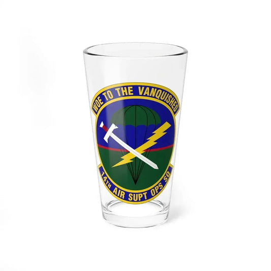 14 Air Support Operations Squadron ACC (U.S. Air Force) Pint Glass 16oz 16oz - Go Mug Yourself