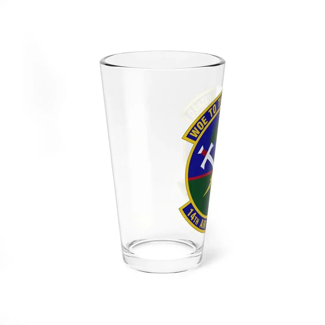 14 Air Support Operations Squadron ACC (U.S. Air Force) Pint Glass 16oz - Go Mug Yourself