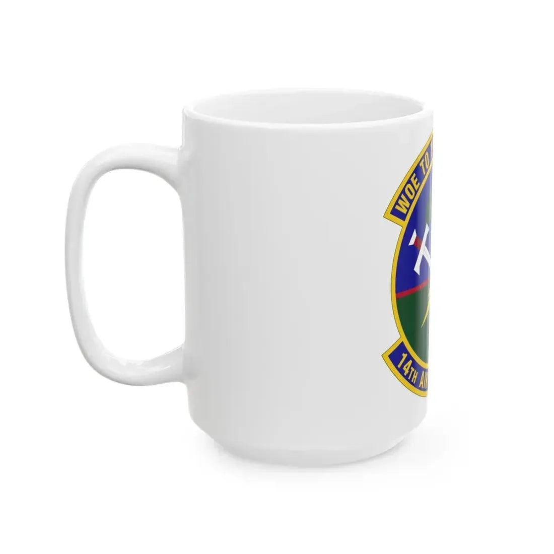 14 Air Support Operations Squadron ACC (U.S. Air Force) White Coffee Mug - Go Mug Yourself
