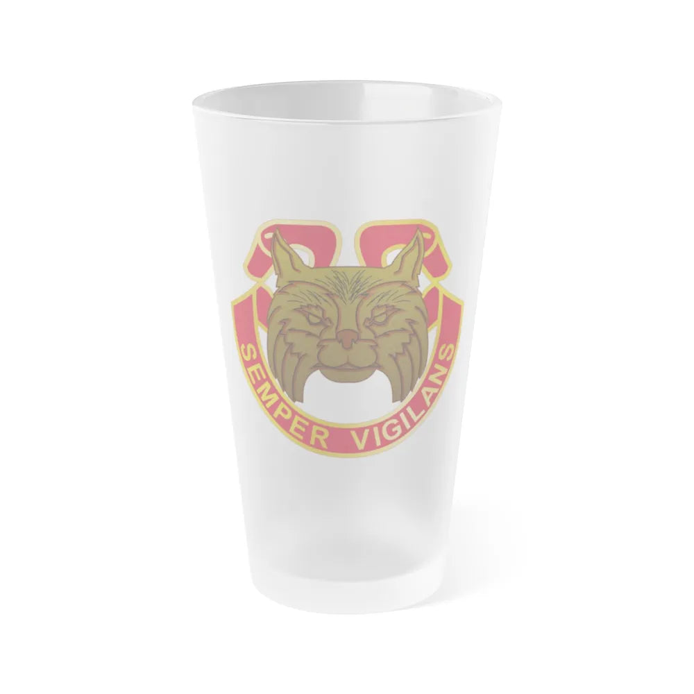 14 Antiaircraft Artillery Gun Battalion (U.S. Army) Frosted Pint Glass 16oz-Go Mug Yourself