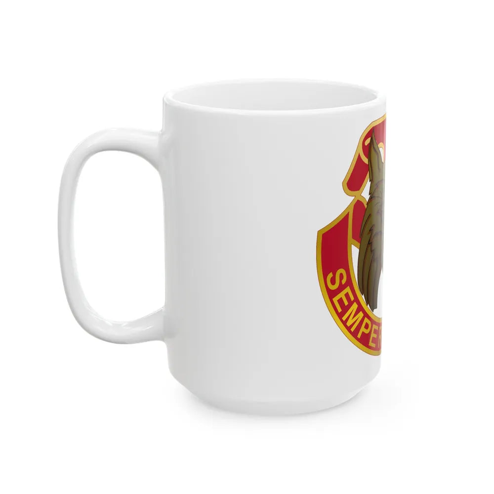 14 Antiaircraft Artillery Gun Battalion (U.S. Army) White Coffee Mug-Go Mug Yourself