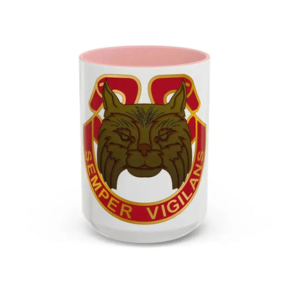 14 Antiaircraft Artillery Gun Battalion (U.S. Army) Accent Coffee Mug 15oz Pink - Go Mug Yourself