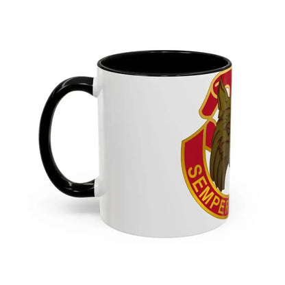 14 Antiaircraft Artillery Gun Battalion (U.S. Army) Accent Coffee Mug - Go Mug Yourself