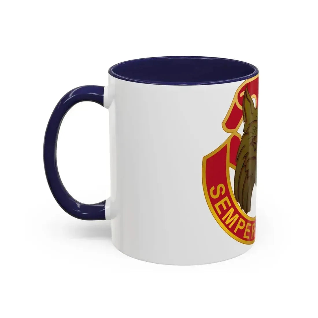 14 Antiaircraft Artillery Gun Battalion (U.S. Army) Accent Coffee Mug - Go Mug Yourself