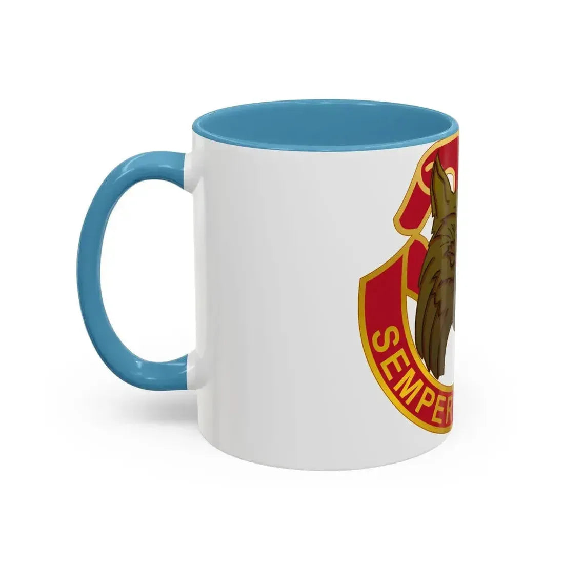 14 Antiaircraft Artillery Gun Battalion (U.S. Army) Accent Coffee Mug - Go Mug Yourself