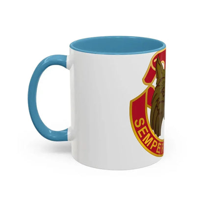 14 Antiaircraft Artillery Gun Battalion (U.S. Army) Accent Coffee Mug - Go Mug Yourself