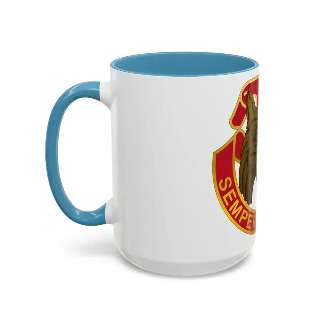 14 Antiaircraft Artillery Gun Battalion (U.S. Army) Accent Coffee Mug - Go Mug Yourself