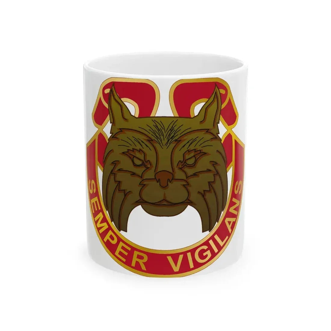 14 Antiaircraft Artillery Gun Battalion (U.S. Army) White Coffee Mug 11oz - Go Mug Yourself