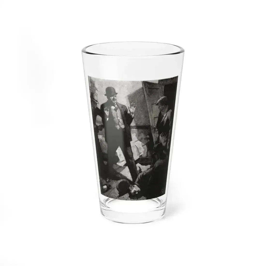 14-EE (2), Liberty magazine, June 1, 1929 (Magazine Illustration) Pint Glass 16oz - Go Mug Yourself