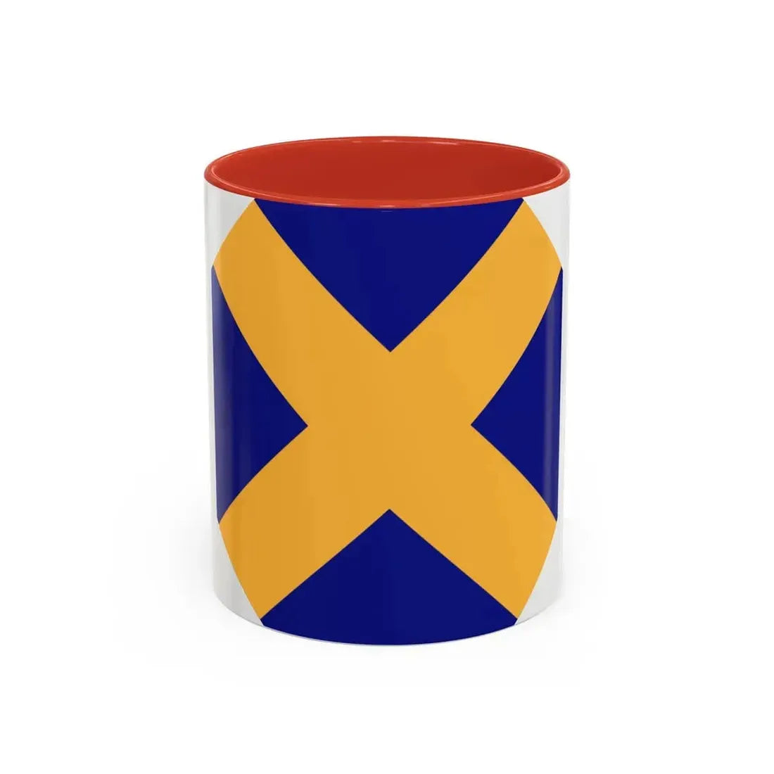 14 Infantry Division (U.S. Army) Accent Coffee Mug 11oz Red - Go Mug Yourself