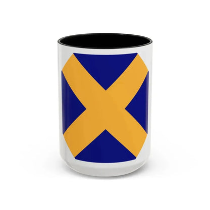 14 Infantry Division (U.S. Army) Accent Coffee Mug 15oz Black - Go Mug Yourself