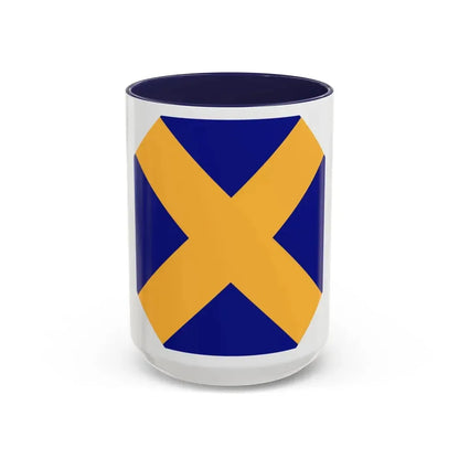 14 Infantry Division (U.S. Army) Accent Coffee Mug 15oz Navy - Go Mug Yourself