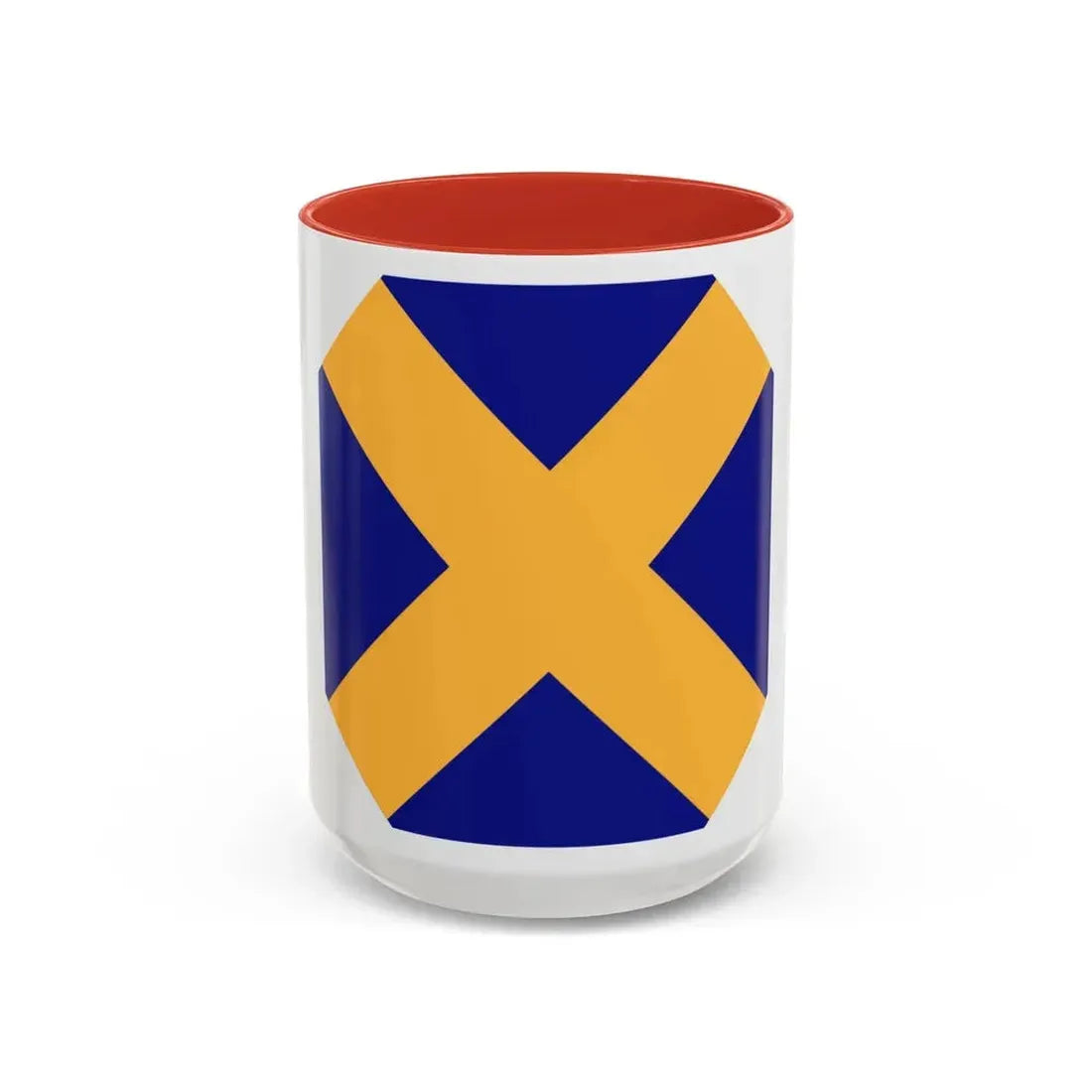 14 Infantry Division (U.S. Army) Accent Coffee Mug 15oz Red - Go Mug Yourself