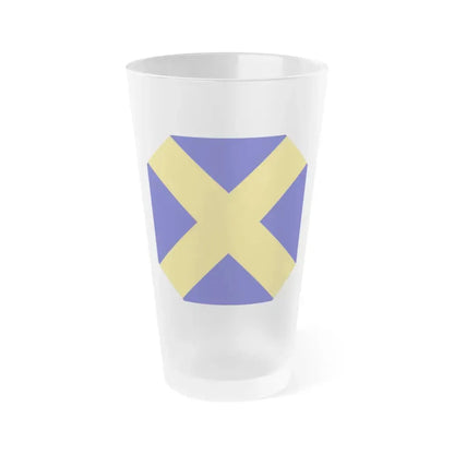 14 Infantry Division (U.S. Army) Frosted Pint Glass 16oz Default Title - Go Mug Yourself
