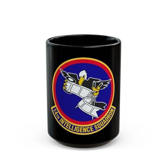 14 Intelligence Squadron AFRC (U.S. Air Force) Black Coffee Mug-15oz-Go Mug Yourself